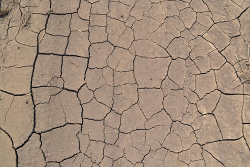 Desert Dry Dirt Texture Parched Soil Land Crack