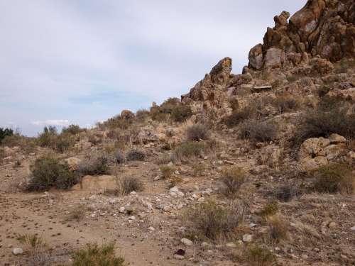 Desert Landscape Scenic Rocks Outcrops Outside