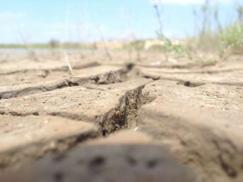 Desert Dry Cracked Ground Dirt Nature Landscape