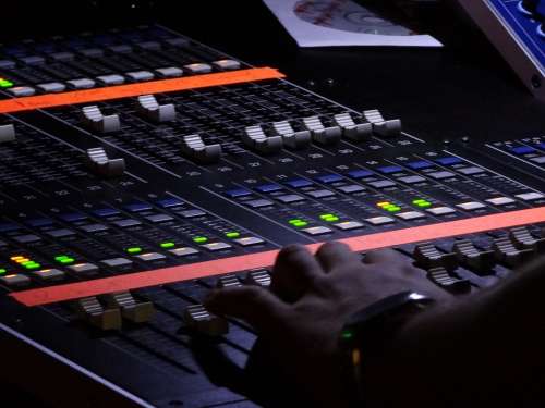 Desk Mixer Music Studio Audio Equipment Slider