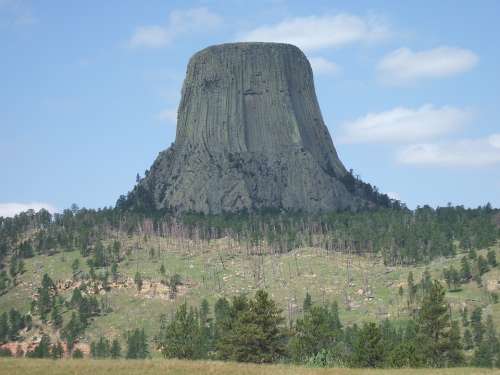 Devil'S Tower Mountain America Close Encounters