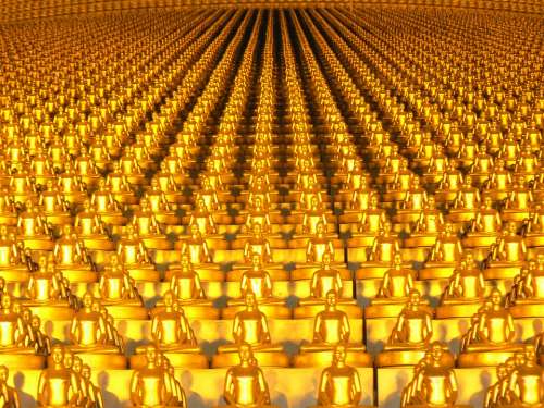 Dhammakaya Pagoda More Than Million Budhas Gold