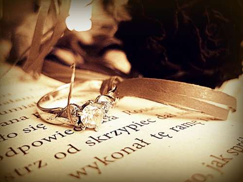 Diamond Ring Jewelry Wedding Love Romance