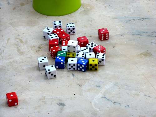 Dice Toy Game Casino Chance Luck Risk Cube