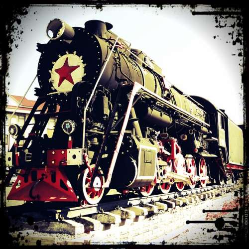 Diesel Locomotive Station Tatarstan Russia Bugulma