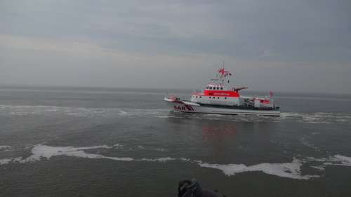 Distress Lifeboat Forward Alfred Krupp Borkum Help