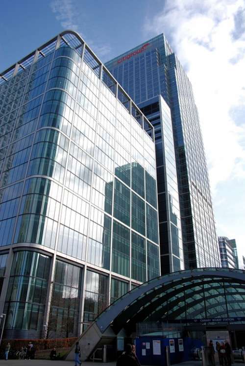 Docklands Canary Wharf Offices Business Skyscraper