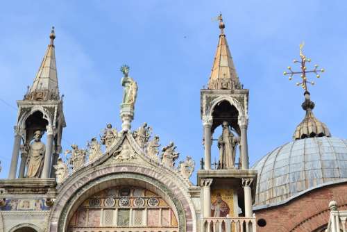 Doge Palace Venice Italy Palace Venetian Sculpture