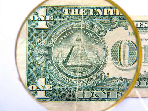 Dollar Pyramid Currency Finance Usa Dollar Bill