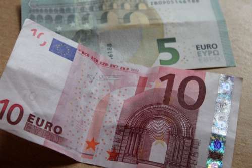Dollar Bill Euro Currency Bills Paper Money