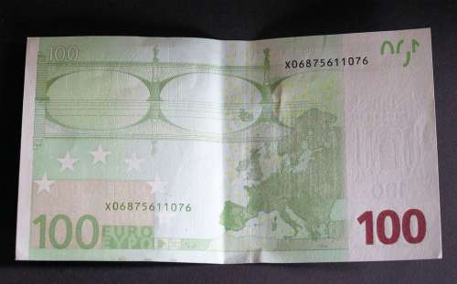 Dollar Bill 100 Euro Currency Paper Money Banknote