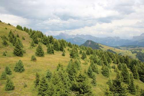 Dolomites Mountains Hiking Tyrol