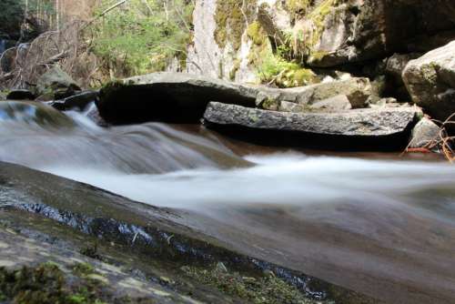 Dolomites Mountains Hiking Tyrol Water Bach Flow