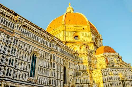 Dome Florence Italy Cathedral Church Building