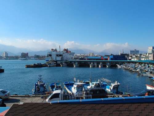 Dongmyeong Port Gangwon Do Sokcho Winter Sea Times