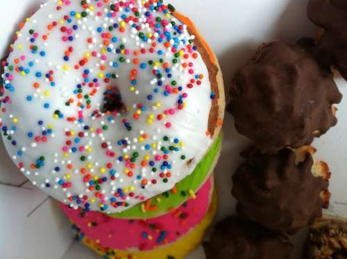 Donuts Donut Doughnut Baked Goods Dessert