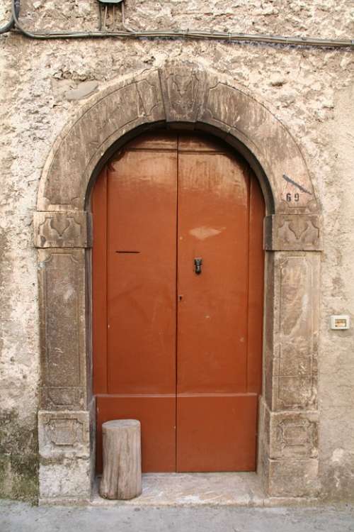 Door Portal Entrance Stone Arch Lintel