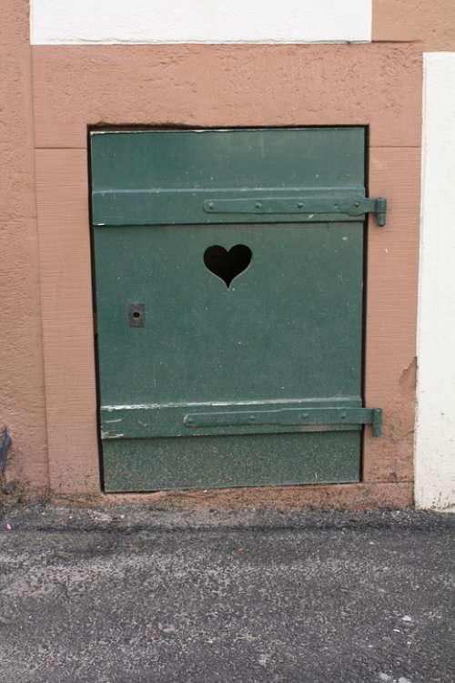 Door Heart Wooden Door Heart In The Wood