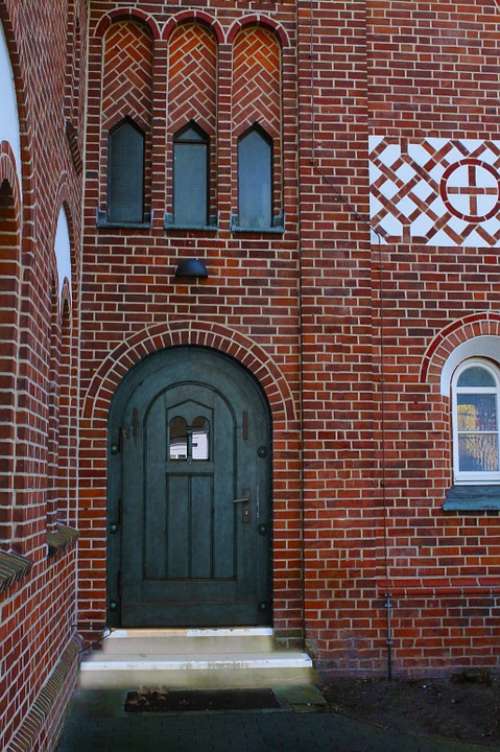 Door Church Door Facade Masonry Portal Old