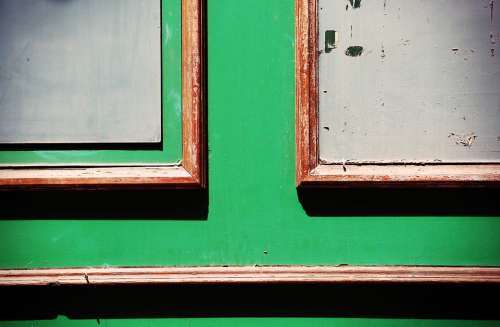 Door Green Texture Damaged Grunge Grungy Old