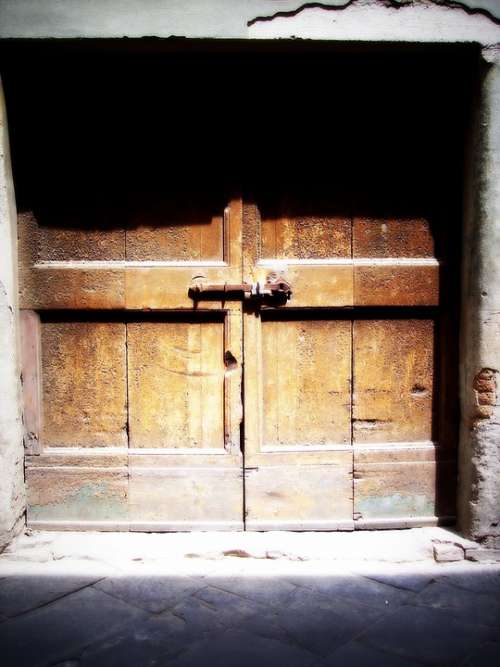 Door Old Door Brown Entrance