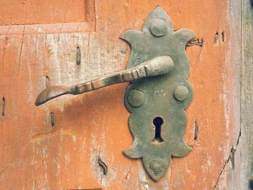 Door Lock Antique Door Antique Template