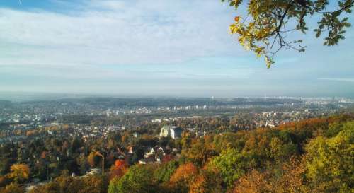 Dorneck Switzerland Autumn Fall Sky Clouds