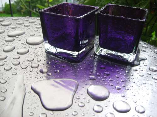 Drop Of Water Drip Macro Close Up Glass
