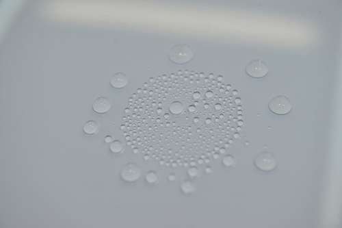 Drop Of Water Polka Dot Shiny