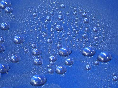 Drop Of Water Polka Dot Shiny