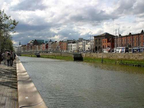 Dublin Liffy River Landscapes Nature