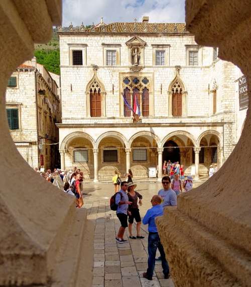 Dubrovnik Croatia Historic Center Adriatic Sea