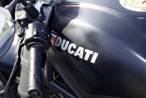 Ducati Motorcycle Motorbike Fuel Tank Bike Black