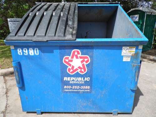 Dumpster Trash Bin Garbage Trashcan Container