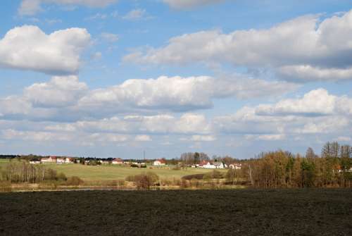 Early Spring South Bohemia Countryside