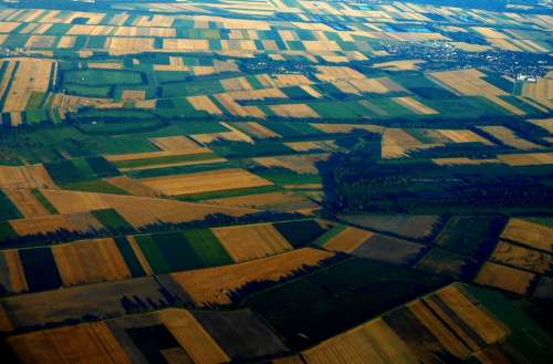 Earth Plow Parcel Aerial Photo Agriculture
