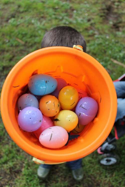 Easter Easter Eggs Boy Colorful Celebration