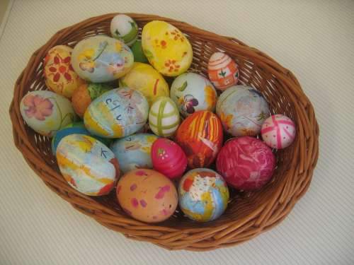 Easter Eggs Easter Paint Painting Egg Art Color