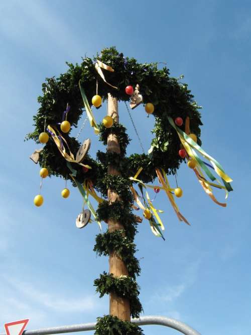 Easter Tree Easter Egg Festival Wreath Hanging