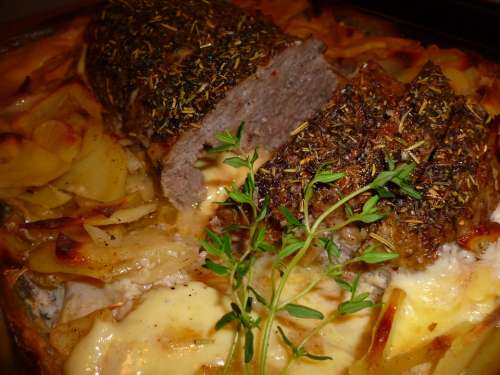 Eat Meatloaf Meat Food Cook