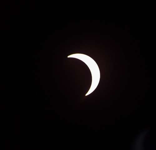 Eclipse Solar Sun Moon Partial Sky Astronomy