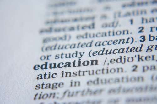 Education Dictionary Word Knowledge Definition