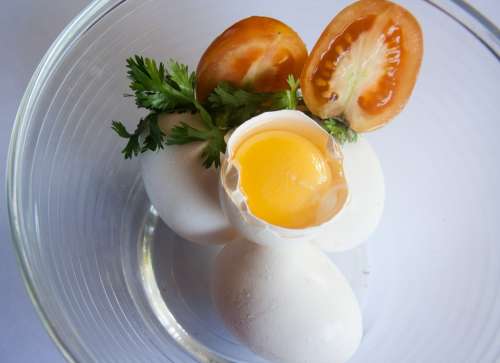 Egg Egg Yolk Yellow Cracked Open Protein Yolk