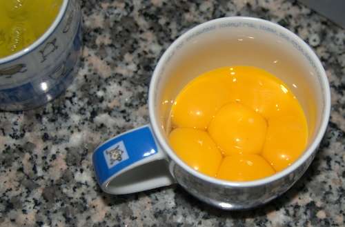 Egg Yolk Yolk Bake Yellow Christmas Egg Advent