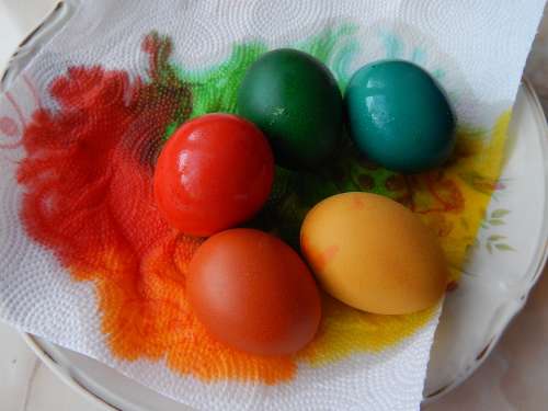 Eggs Painting Easter Eggs