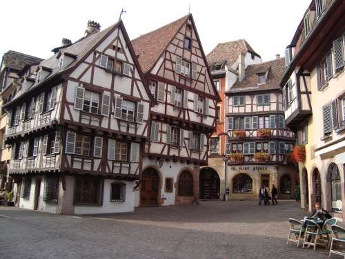 Eguisheim France Midieval Town Elsace