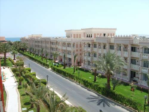 Egypt Hotel Street Hurghada Hot Sun
