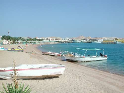Egypt Africa Sea Beach Boats South