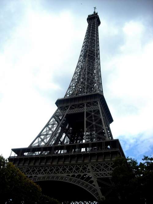 Eiffel Tower Paris Tower France Landmark Tourism