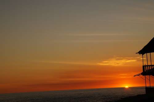 El Salvador Beach Freedom Sky Sunset Inspiration